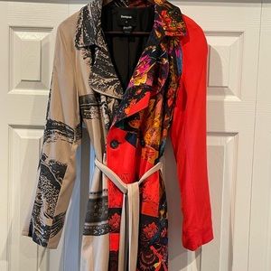 Desigual jacket. Multi colour worn once